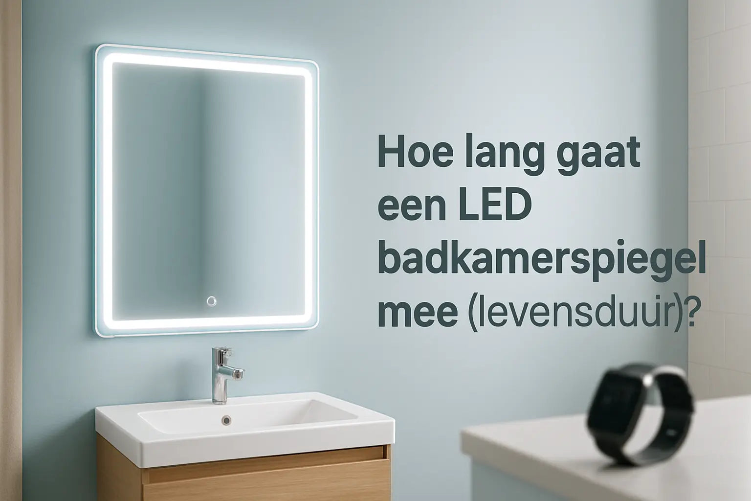 Hvor længe holder et LED-badeværelsesspejl (levetid)?