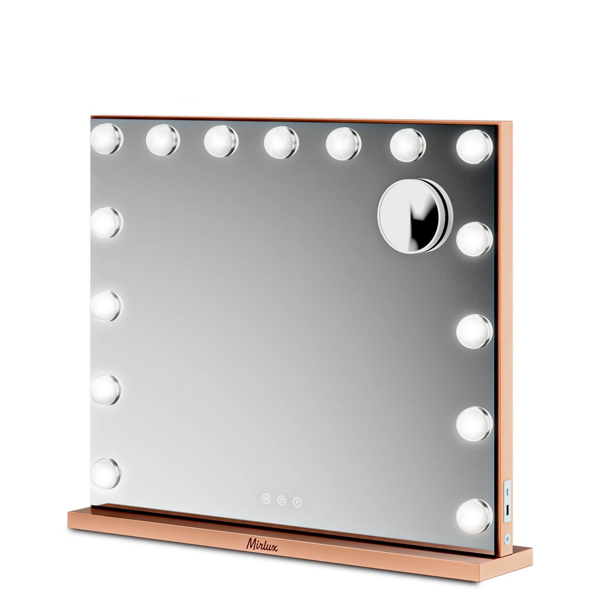 Hollywood Spejl - 58x48cm - Rosé Guld - Forudbestil