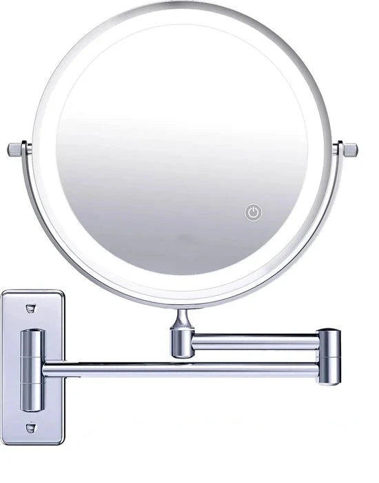 Makeupspejl - Batteri - Krom - 1-5x - Forudbestil