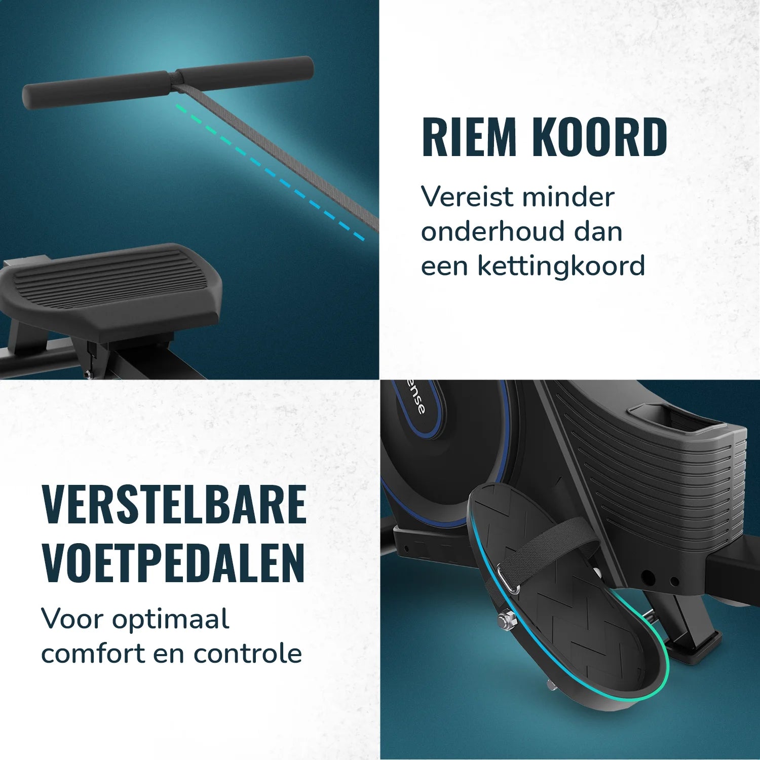 Romaskine – 16 modstandsniveauer – LCD-skærm