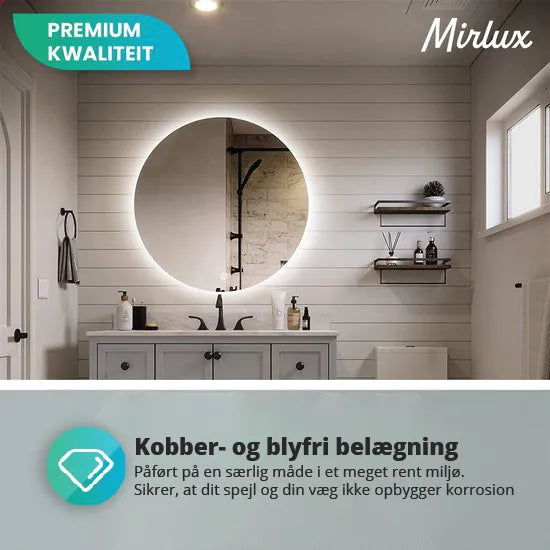 Badeværelsesspejl – 100cm – Rammeløst