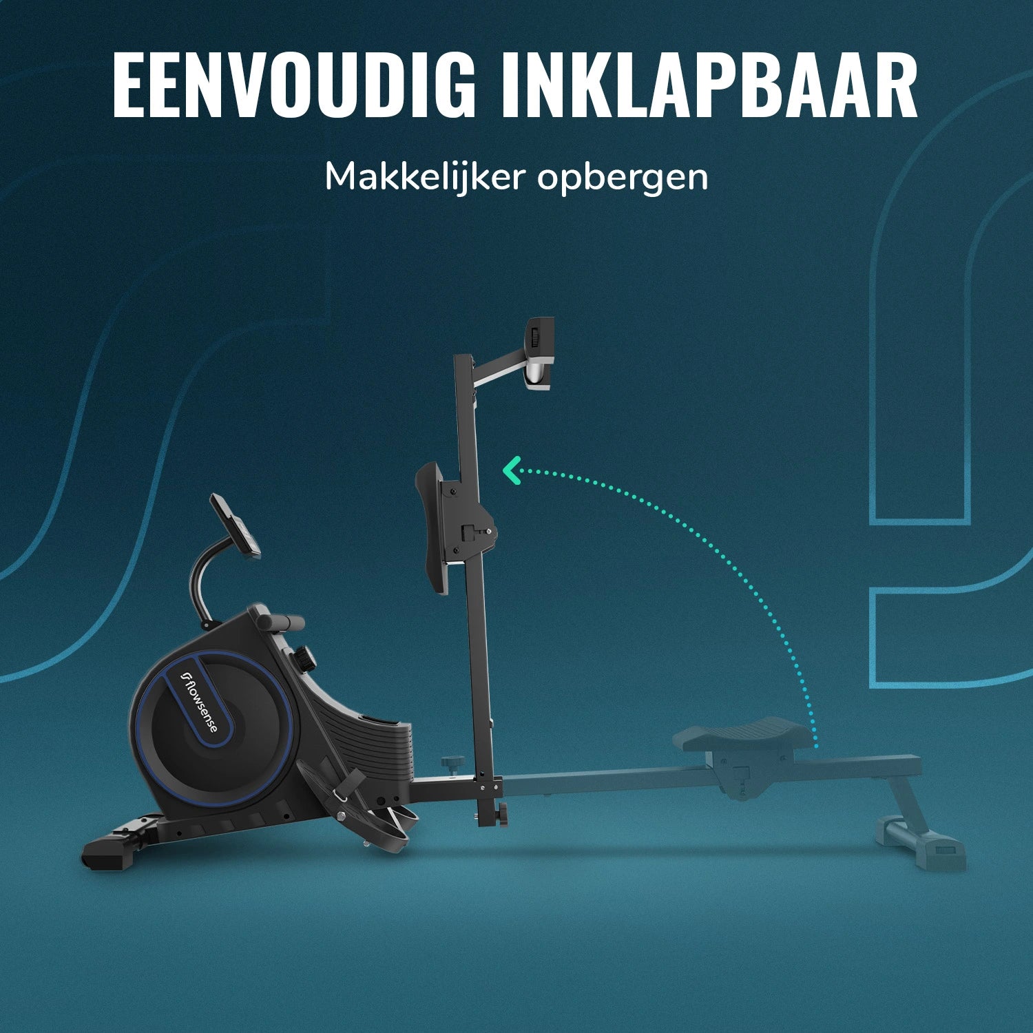 Romaskine – 16 modstandsniveauer – LCD-skærm