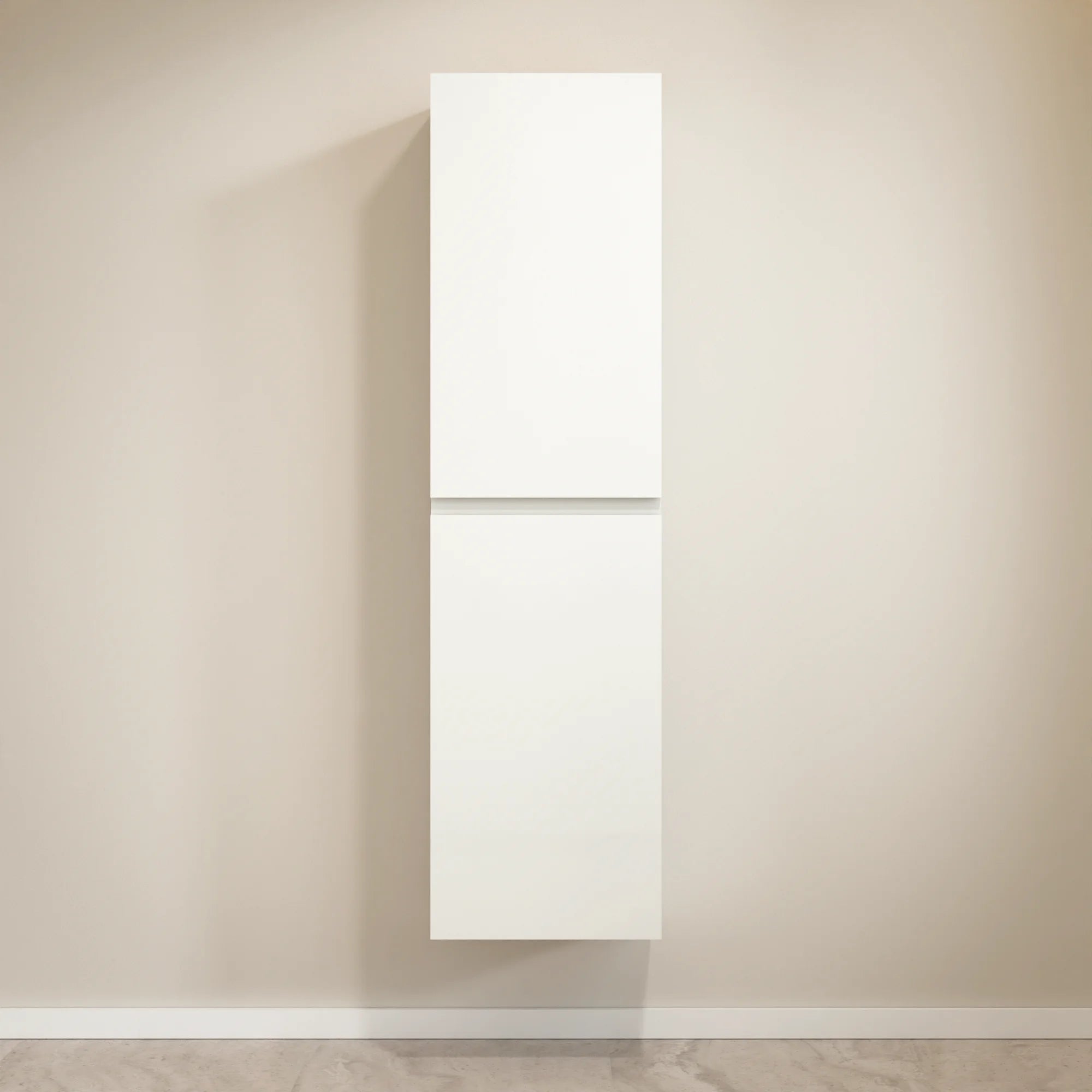 Højskab Ruvo - 150 cm - Hvid - Forudbestil