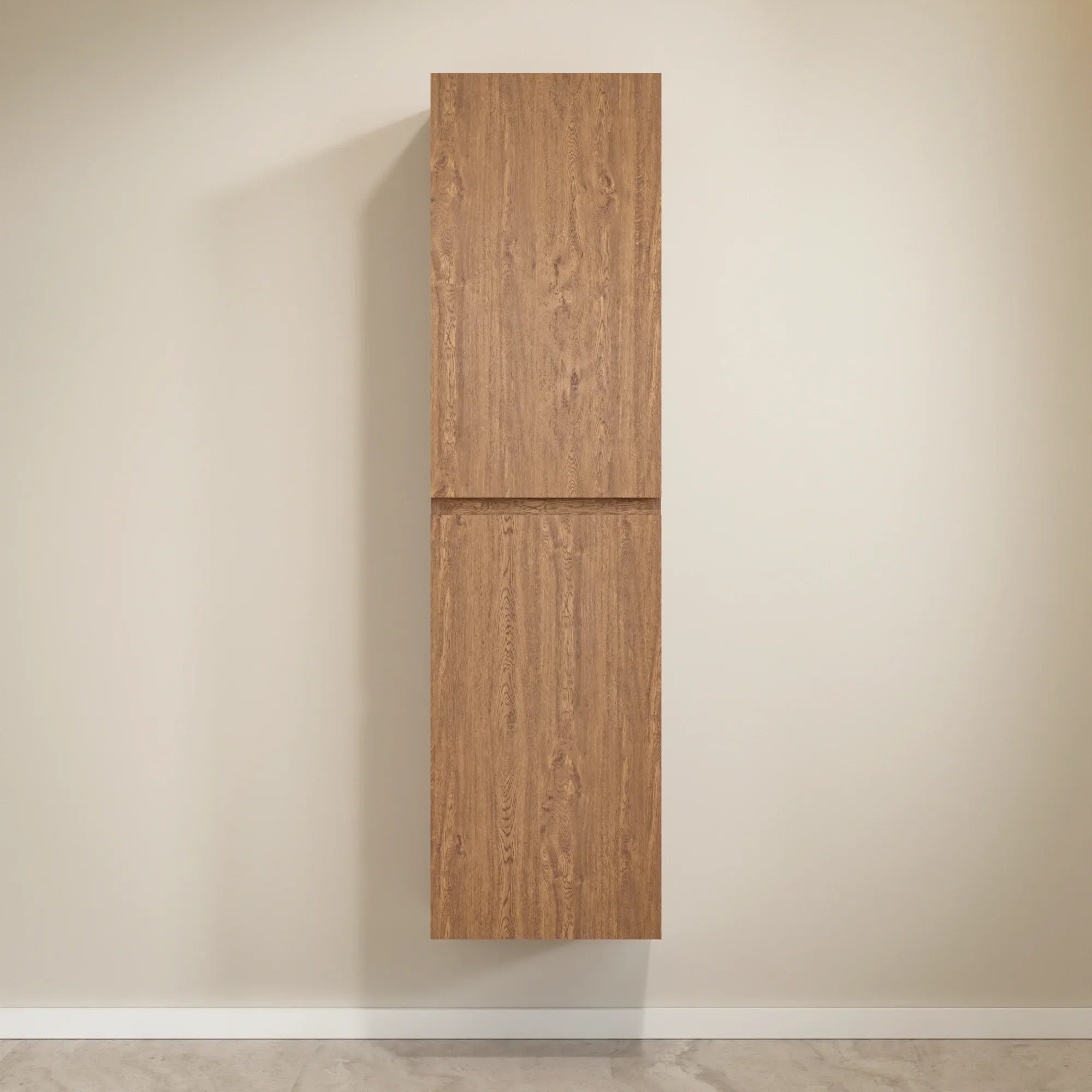 Badeværelsesmøbelsæt Verona – 60 cm – Varm Eg – Sort Vask
