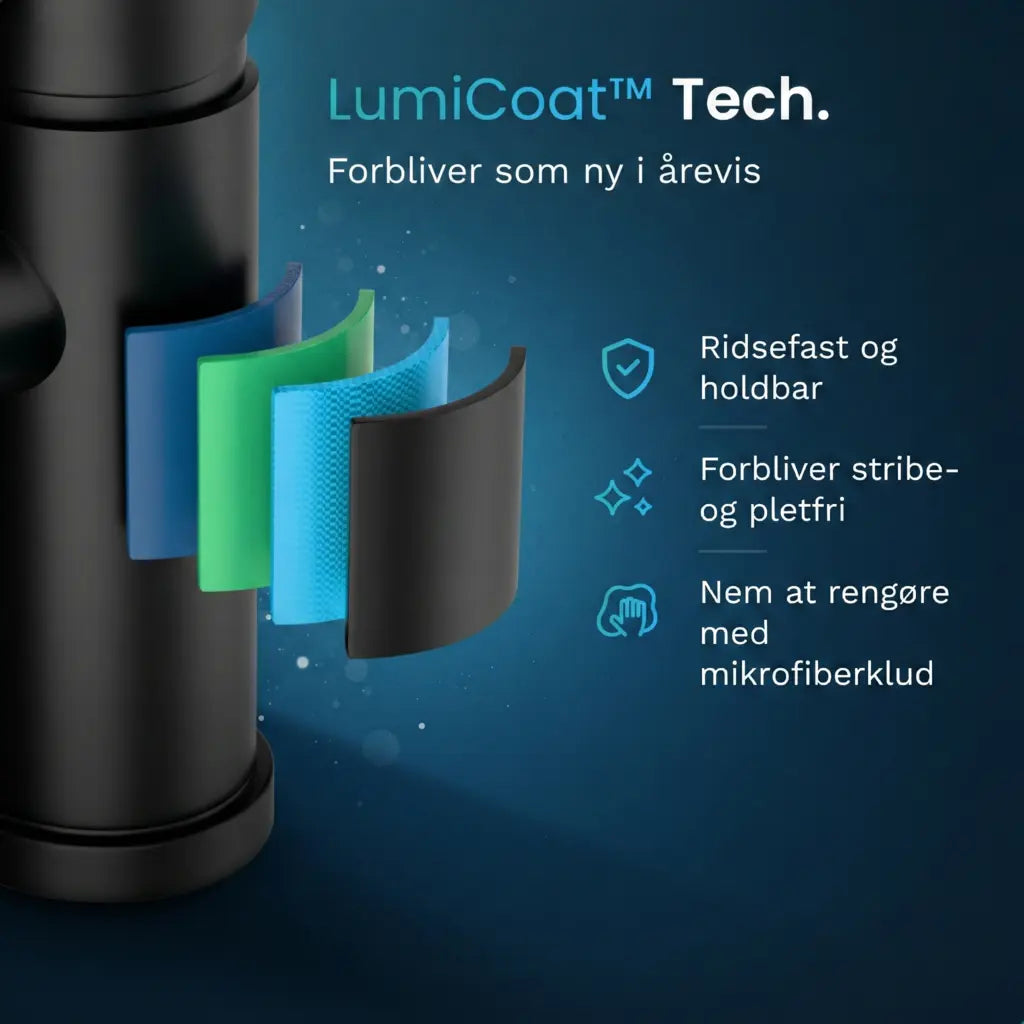 Håndvaskarmatur – WC – Sort [ZOE]