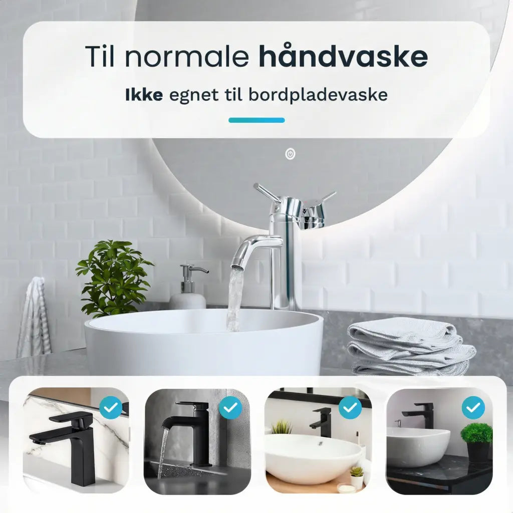 Håndvaskarmatur – WC – Krom [HELIOS]
