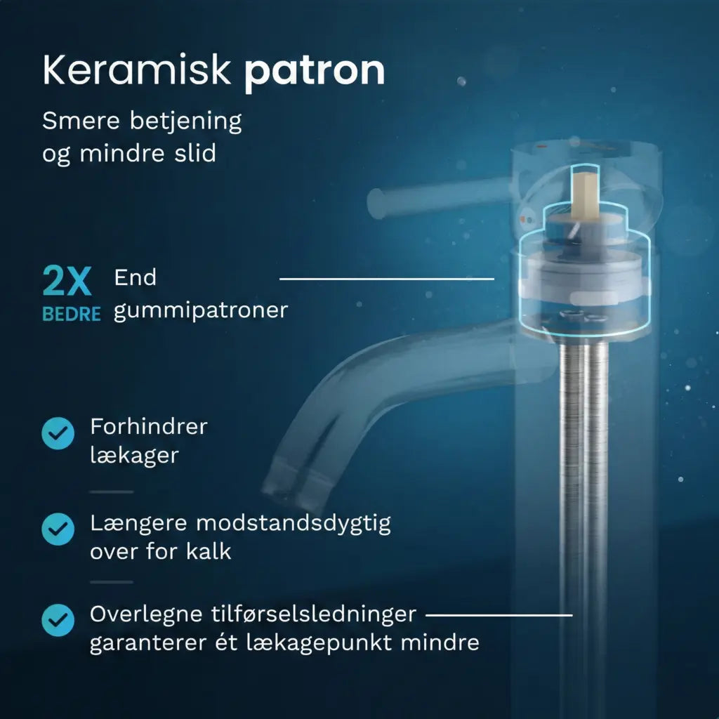 Håndvaskarmatur – WC – Krom [HELIOS]