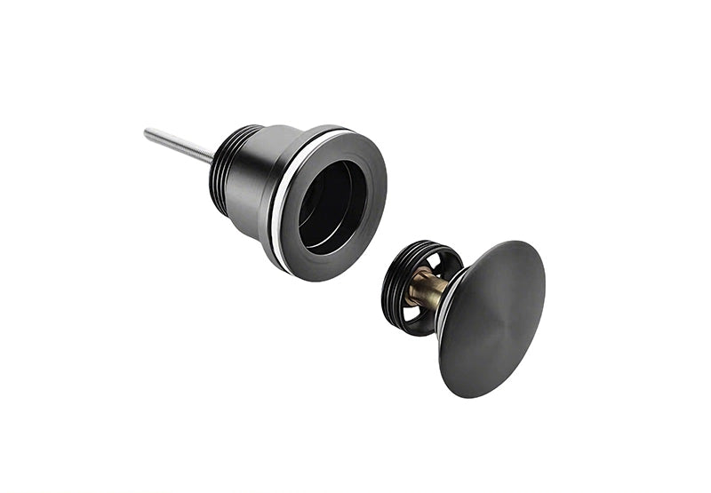 Afløbsprop til håndvask Clickwaste - 42 mm - Mat sort - Forudbestillung